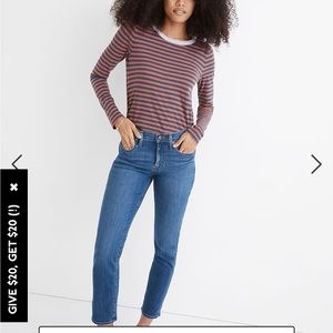 Madewell Mid-Rise Stovepipe Jeans in Leman Wash: TENCEL™ Denim Edition